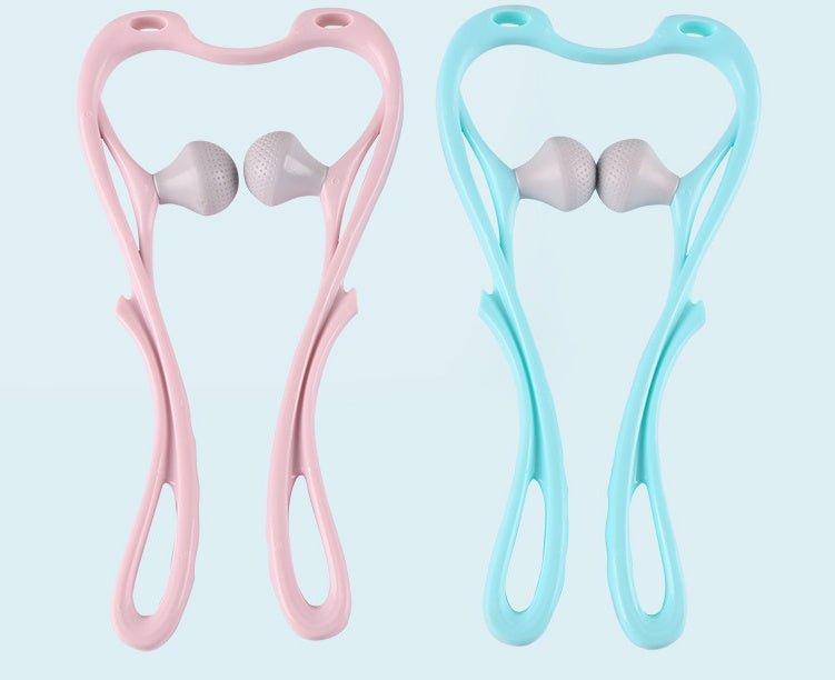 High Quality Multi-function Manual Relaxed Cervical Massager Pressure Relieve Double Ball Pressing Meridian Massager
